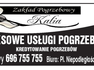 Zakład Pogrzebowy Kalia Plac Niepodległości 26 Nowy Tomyśl